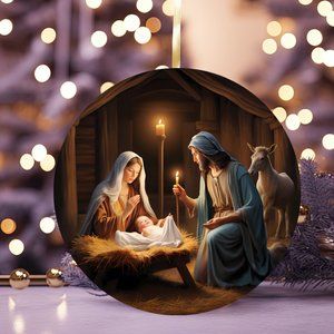 Nativity Christmas Ornament